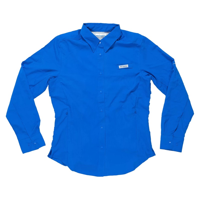 Columbia PFG Tamiami II Long-Sleeve Shirt – Women’s S Blue