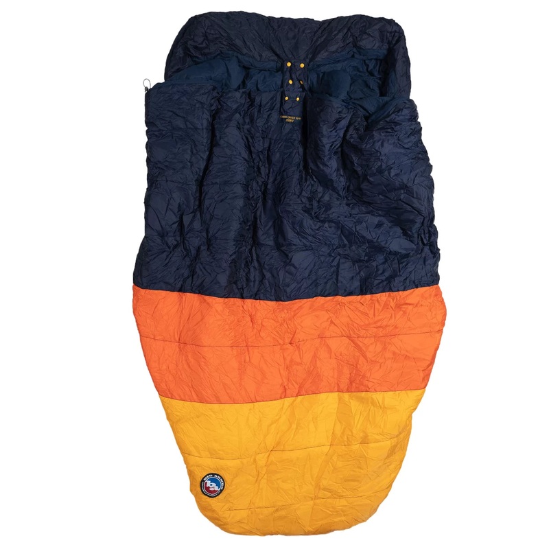 Big Agnes Cabin Creek Double Sleeping Bag Regular Blue/Orange