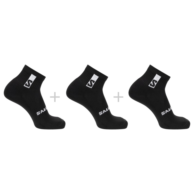 EVERYDAY ANKLE 3-PACK BLACK / BLACK / BLACK S