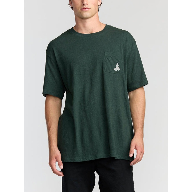 Austin Garage Pocket T-Shirt SM TEAL (TEA)