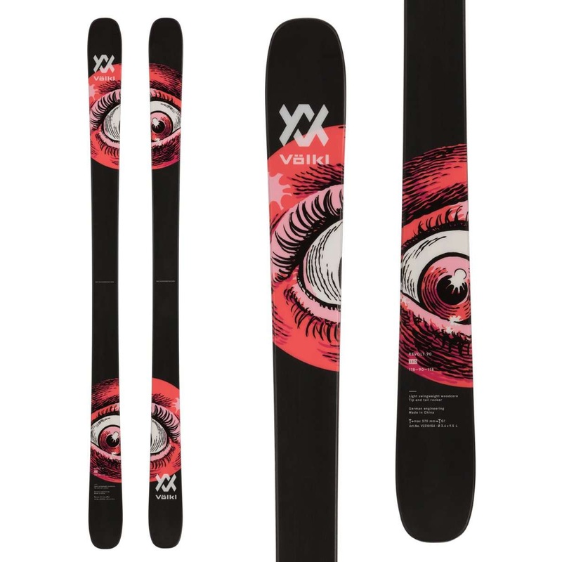 Volkl Revolt 90 Ski 2024 BLACK/MULTI 168