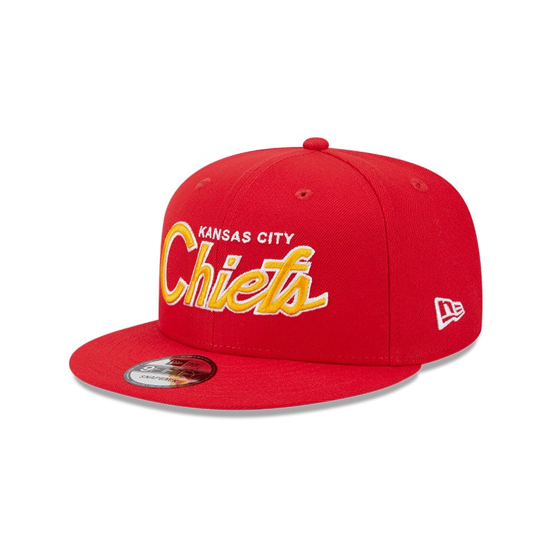 New Era Kansas City Chiefs Main Script 9FIFTY Snapback Hat OS