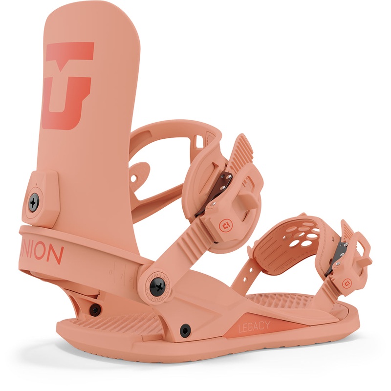 2024 Union Legacy Tangerine Women’s Snowboard Bindings S