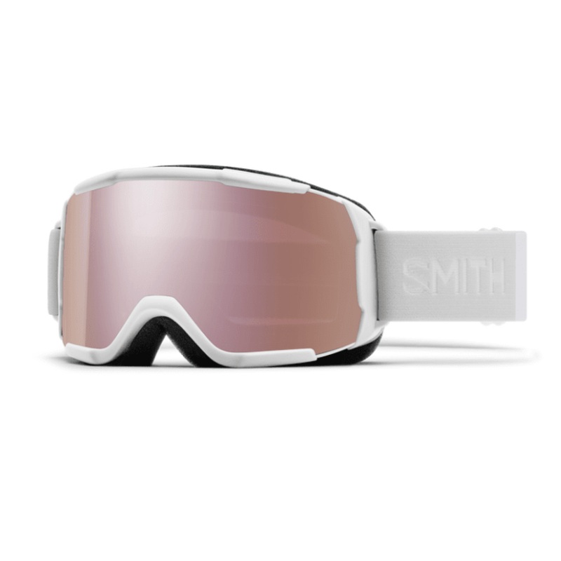 Smith Showcase Over the Glasses Goggles – White Vapor with ChromaPop Everyday Rose Gold Mirror Lens