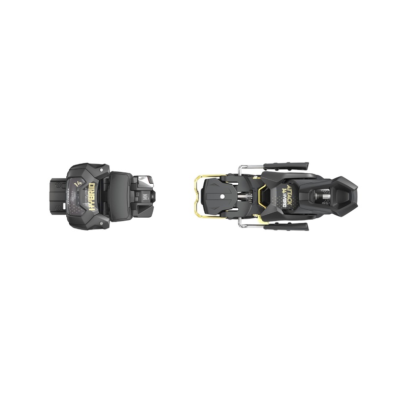 Tyrolia Attack Hybrid 14 MN/PT solid black/gold 110mm