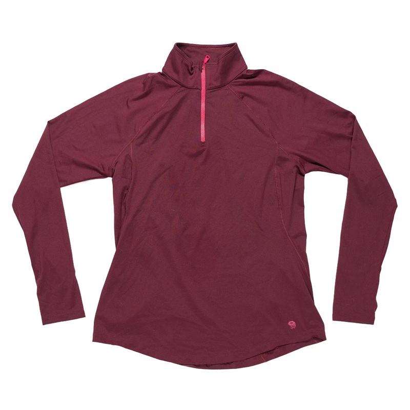 Mountain Hardwear Microchill 1/4 Zip Pullover – Women’s L Berry