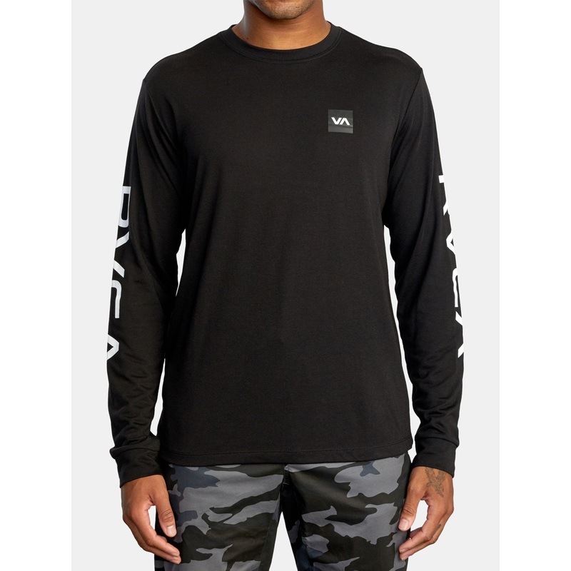2X Long Sleeve Sports T-Shirt SM BLACK (BLK)