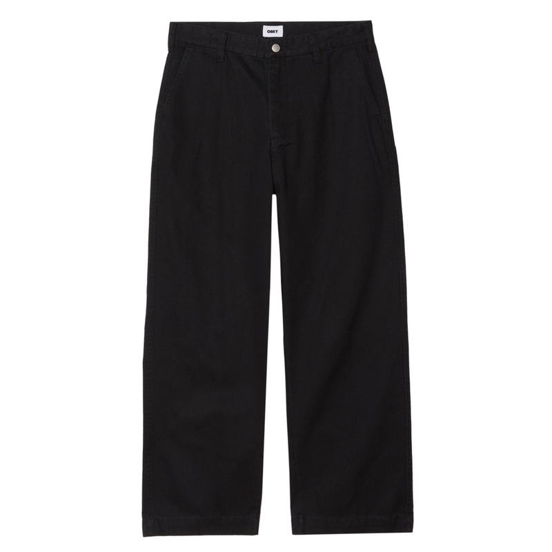 Bigwig Giant Chino Pants 30 BLACK FADED WASH