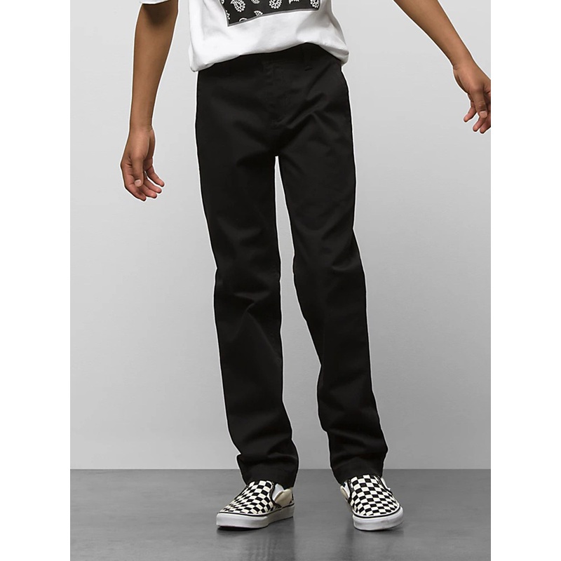 Authentic Chino Pants (Boys 7-14) 22 BLACK (BLK)