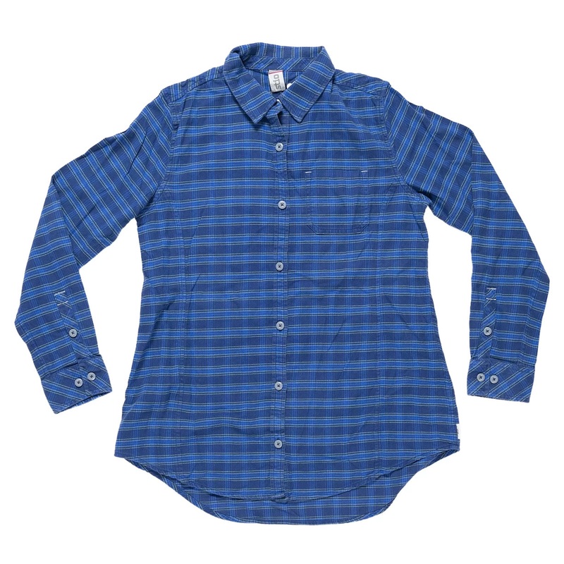 Stio Dovetail Flannel Cabin Shirt – Women’s L Blue