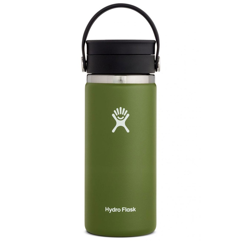 16oz Coffee with Flex Sip Lid Olive Bottle 16OZ OLIVE