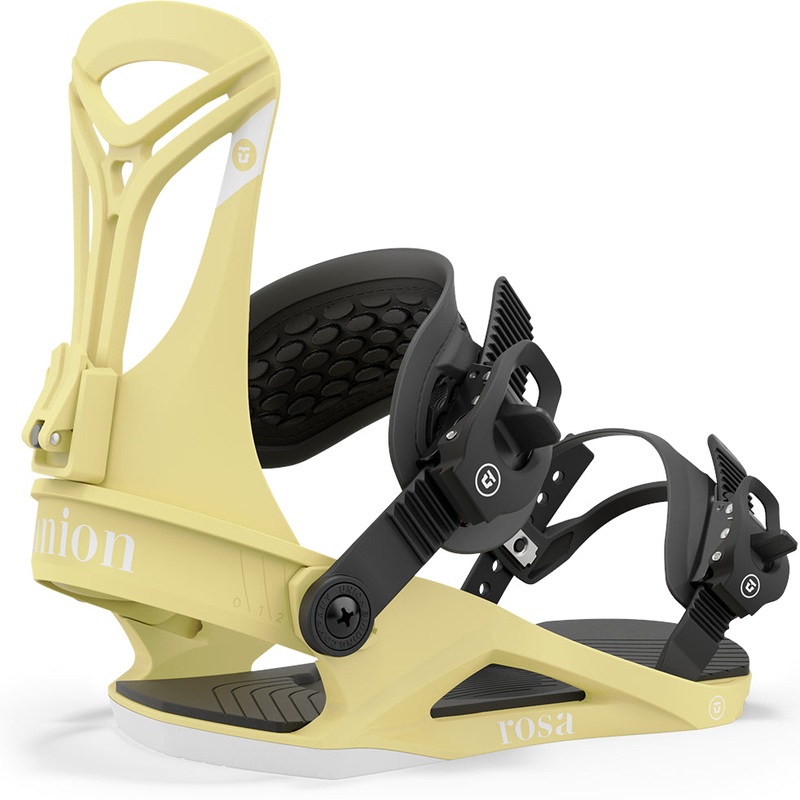 2024 Union Rosa Yellow Women’s Snowboard Bindings M