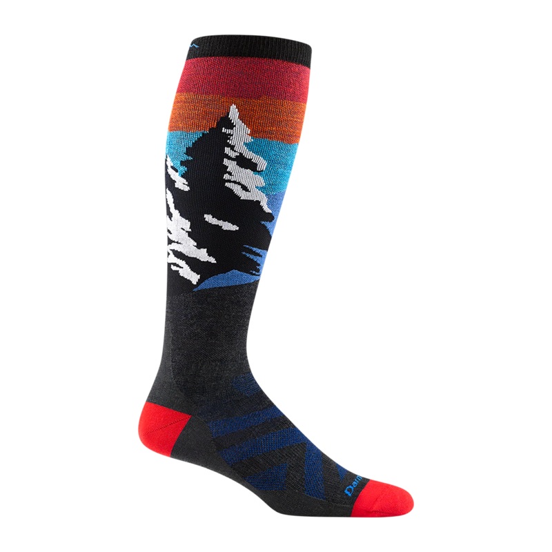 Darn Tough Solstice OTC Lightweight Ski Socks – Charcoal Large