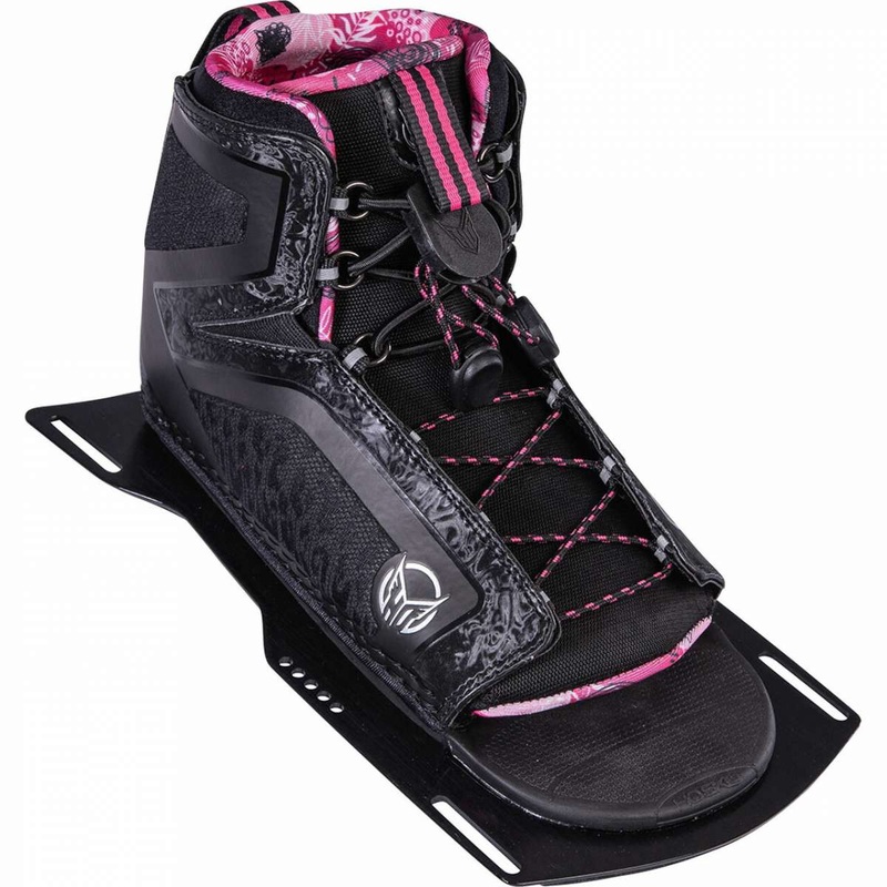 HO Sports Ladies Stance 110 Front Waterski Boot 2022 BLACK/PINK 8.5-12.5