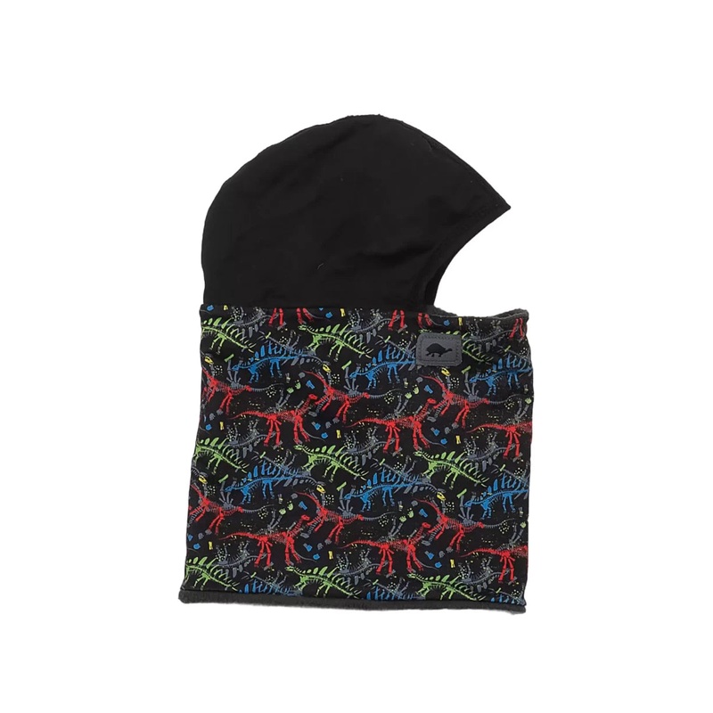 Turtle Fur Plush Lined Shellaclava – Kids’ One Size Black