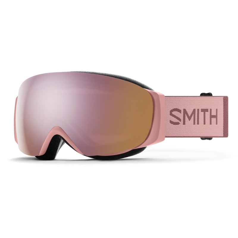 Smith I/O Magnetic S ChromaPop Low Bridge Ski Goggle Black Everyday Rose