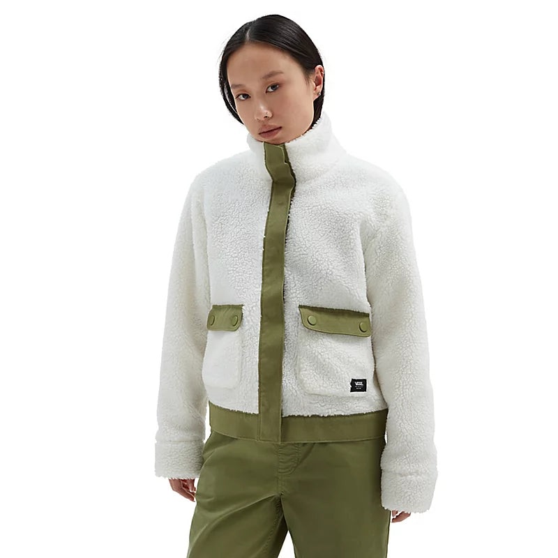 Women’s Tevis Sherpa Fleece Jacket MARSHMELLOW AMUSMENT S