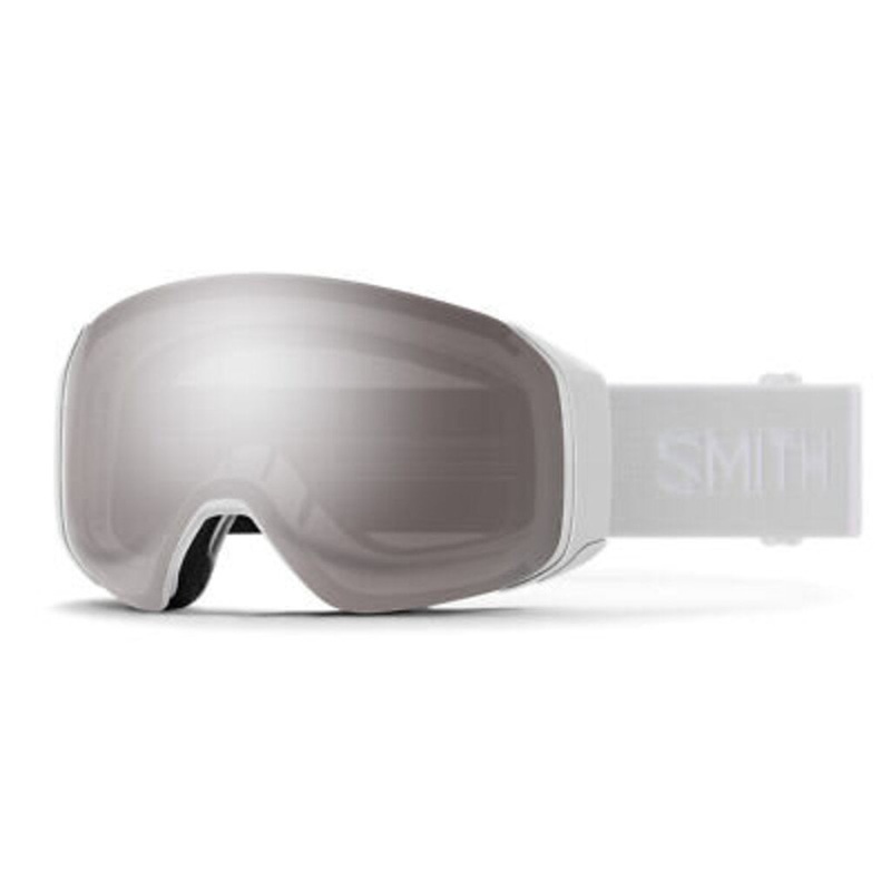 Smith 4D Mag S Goggles Small Fit White Vapor / Chromapop Sun Platinum Mirror + Chromapop Storm Rose Flash New