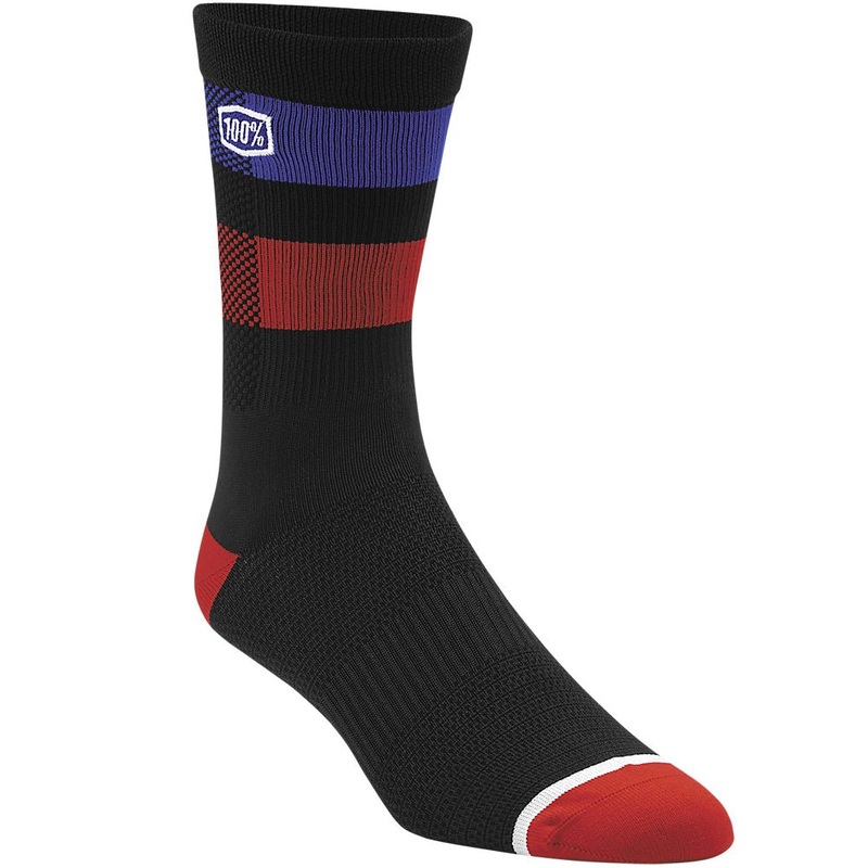 100% Flow Performance Cycling Socks Black SM