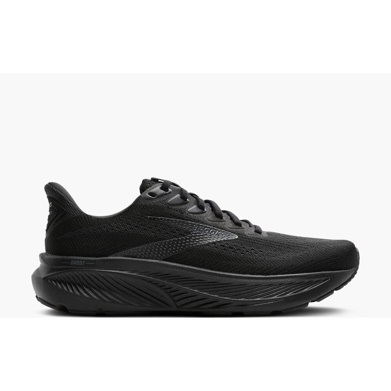 Brooks Men’s Ghost 17 Running Shoes BLACK/BLACK/EBONY MEDIUM 8.5