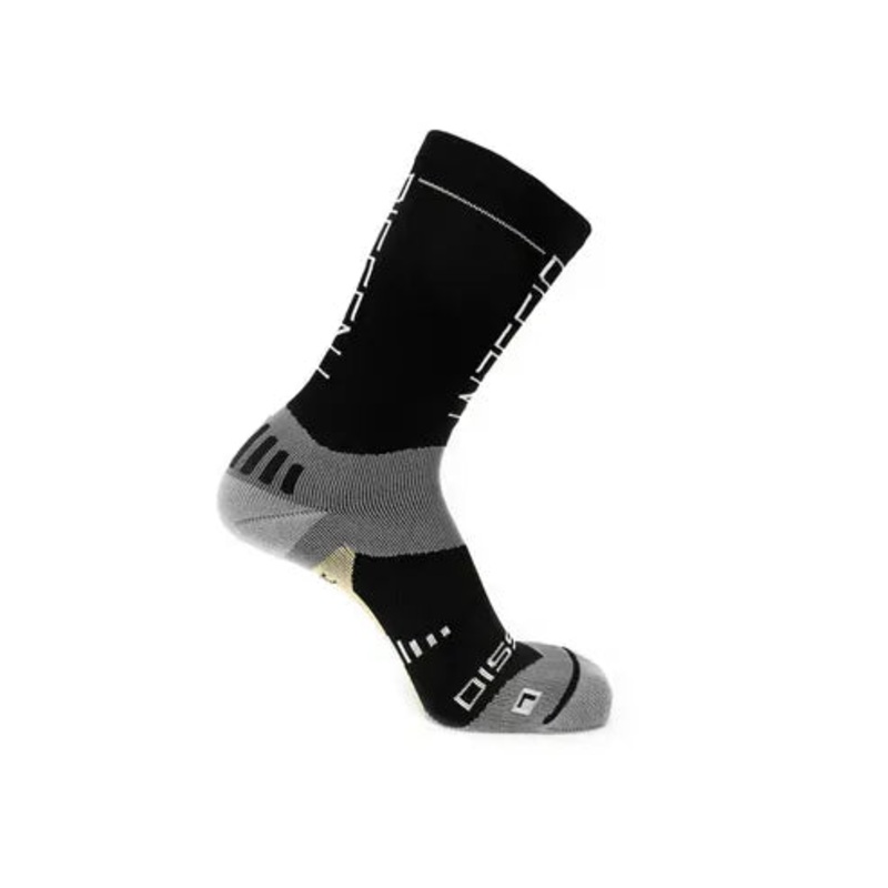 Dissent Supercrew Comp – Nano + Copper 8″ Bike Sock Small Copper/ Black