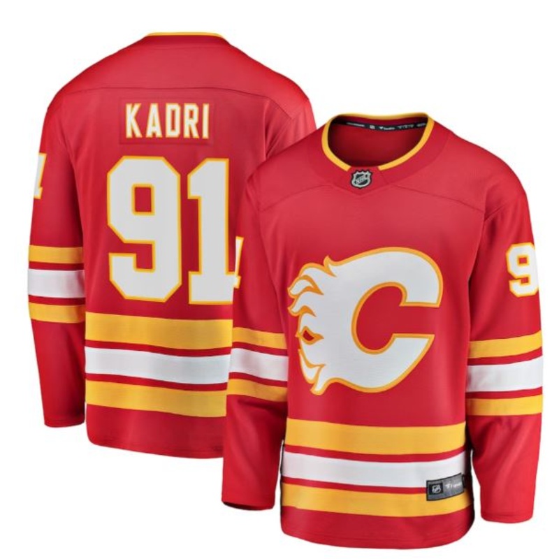 Breakaway Jersey Calgary Flames- Kadri HOME M
