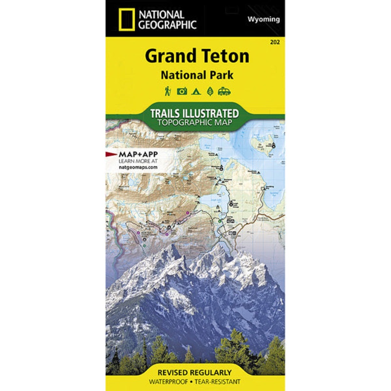 Grand Teton National Park Map N/A One Size