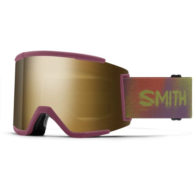 Smith Squad XL M/L Sprayer / ChromaPop Sun Black Gold Mirror New