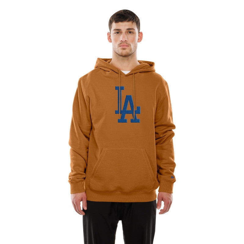 New Era Los Angeles Dodgers G3 Hoodie BROWN M