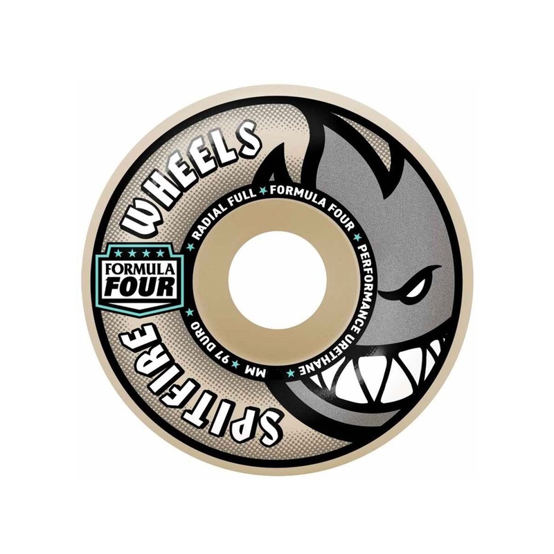 F4 Radial Full Skateboard Wheels 56MM/99DU NATURAL
