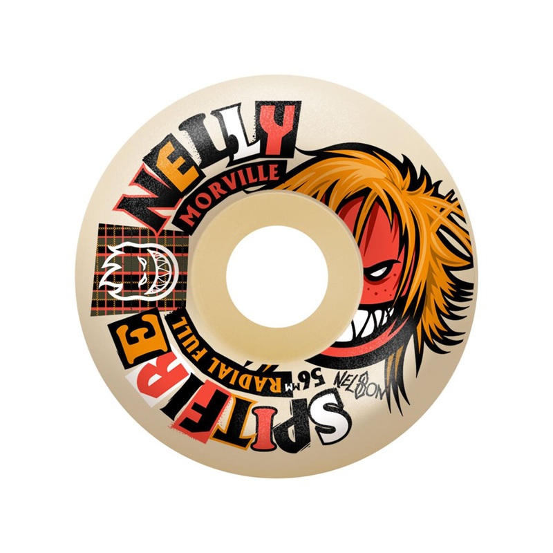 F4 Nelly Morville Rough Cut Radial Full 56mm Skateboard Wheels 56MM/99DU NATURAL
