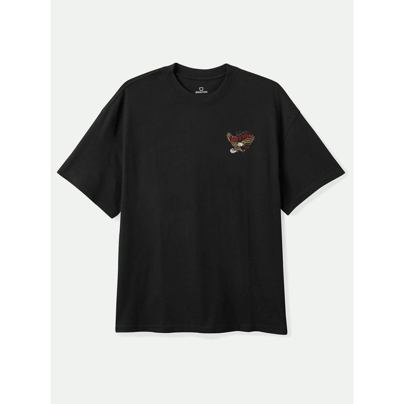 Keller T-Shirt SM BLACK WORN WASH
