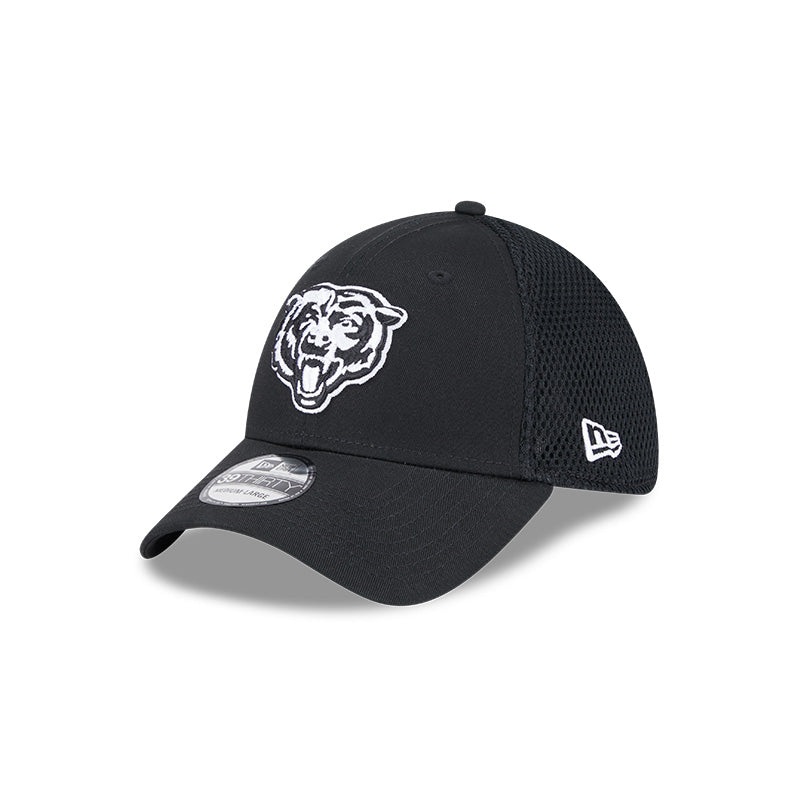 New Era Chicago Bears Black Main Neo 39THIRTY Flex Hat S/M