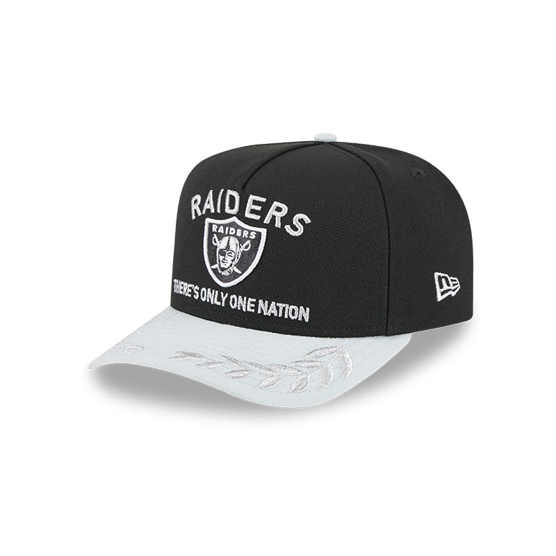 Las Vegas Raiders 2025 Draft 9FIFTY A-Frame Snapback OS