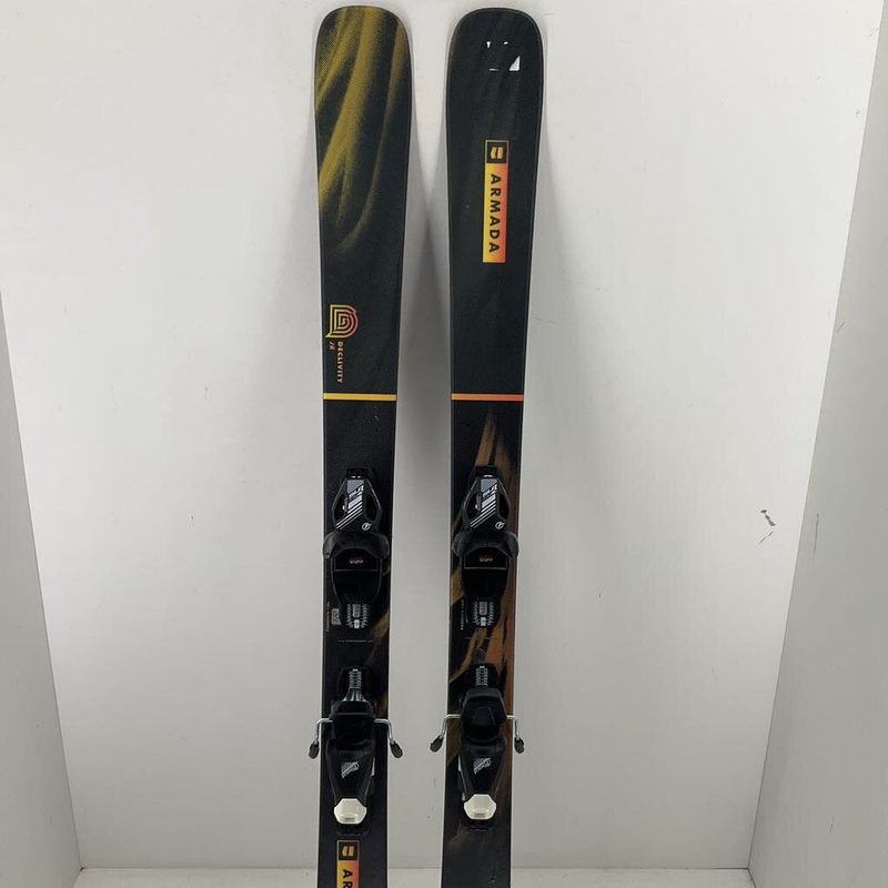 2023 Armada Declivity Jr w/ Tyrolia SLR 7.5 Jr Demo Bindings 136cm Black/Yellow New
