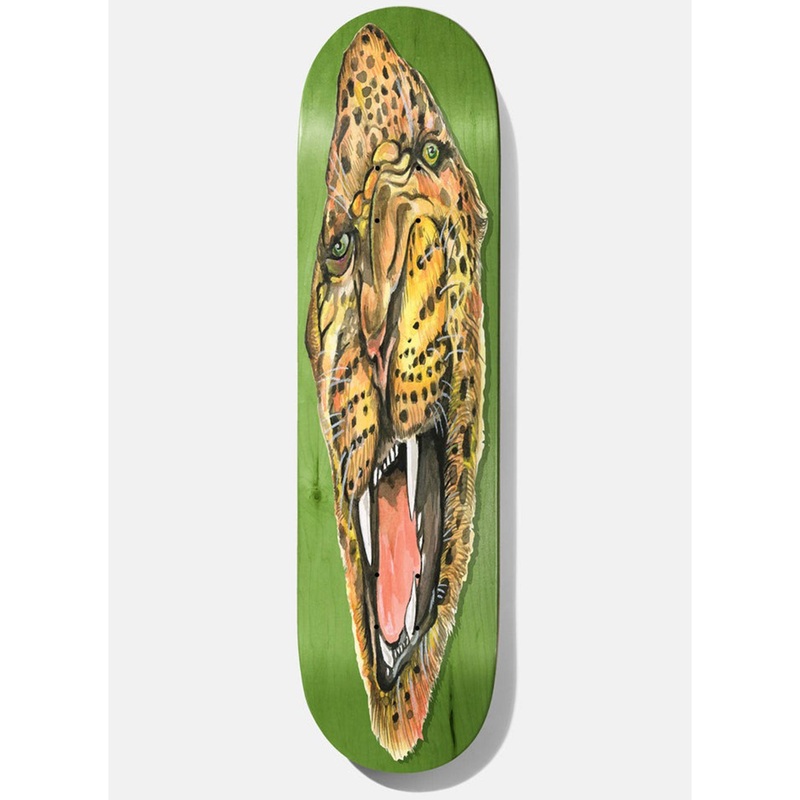 Big Cats Figgy 8.5” Skateboard Deck 8.5 GREEN