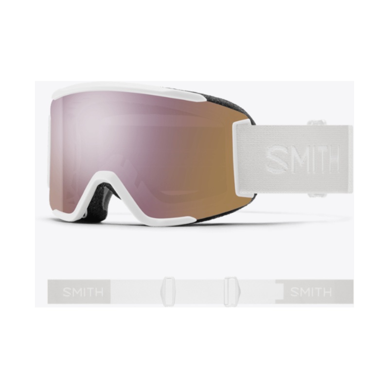 Smith Squad S White Vapor || ChromaPop Everyday Rose Gold Mirror OS