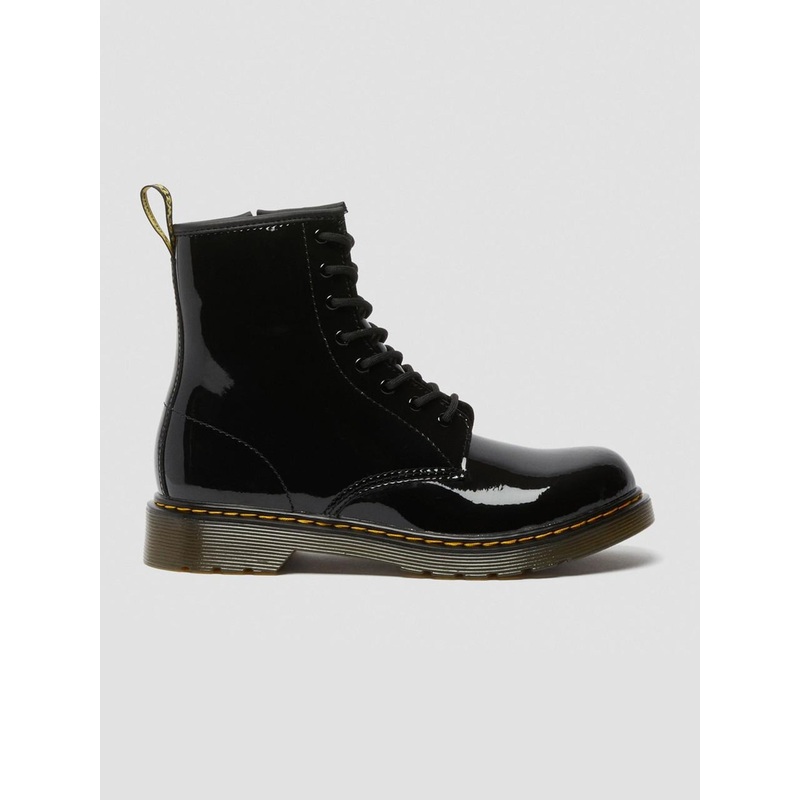 1460 Patent Lamper Black Boots (Kids) K05 BLACK