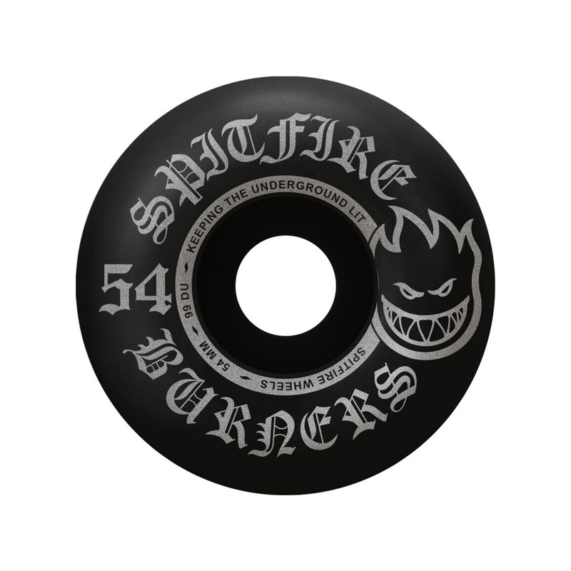 Burners Bighead Black Skateboard Wheels 54MM/99DU BLACK