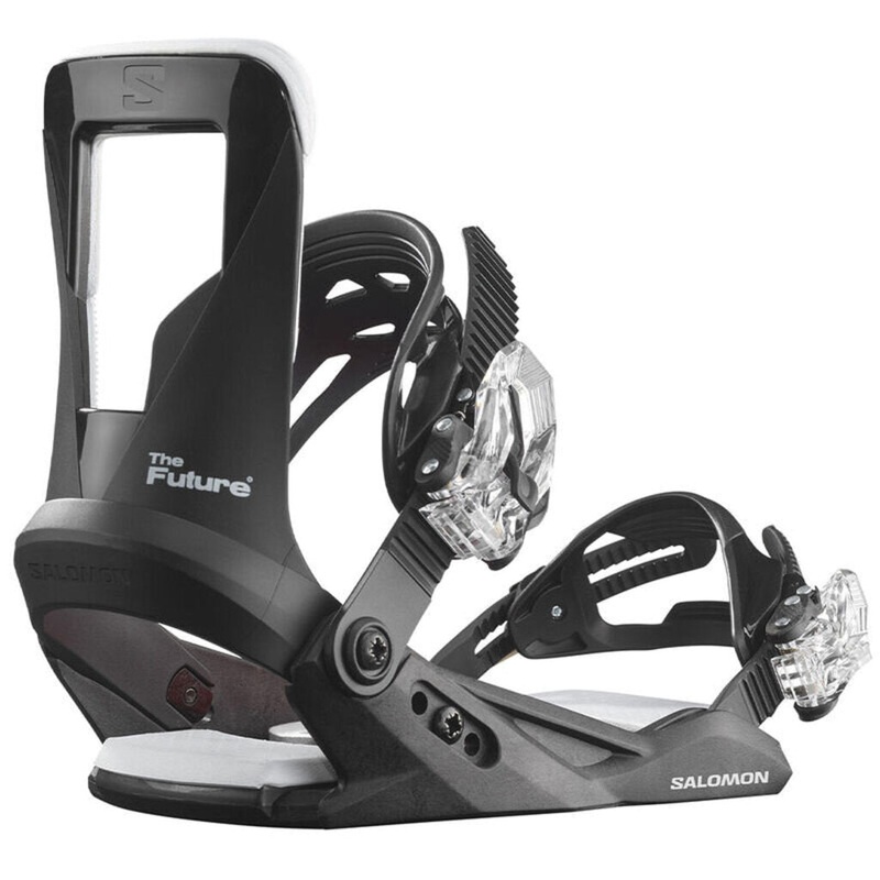 2024 Salomon Kids’ The Future Snowboard Bindings XS/S Black/White New