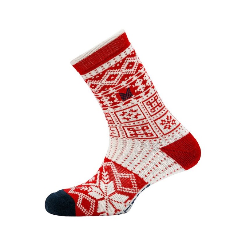 Dale of Norway History Socks Crew Cut Rasberry Off White/Navy S
