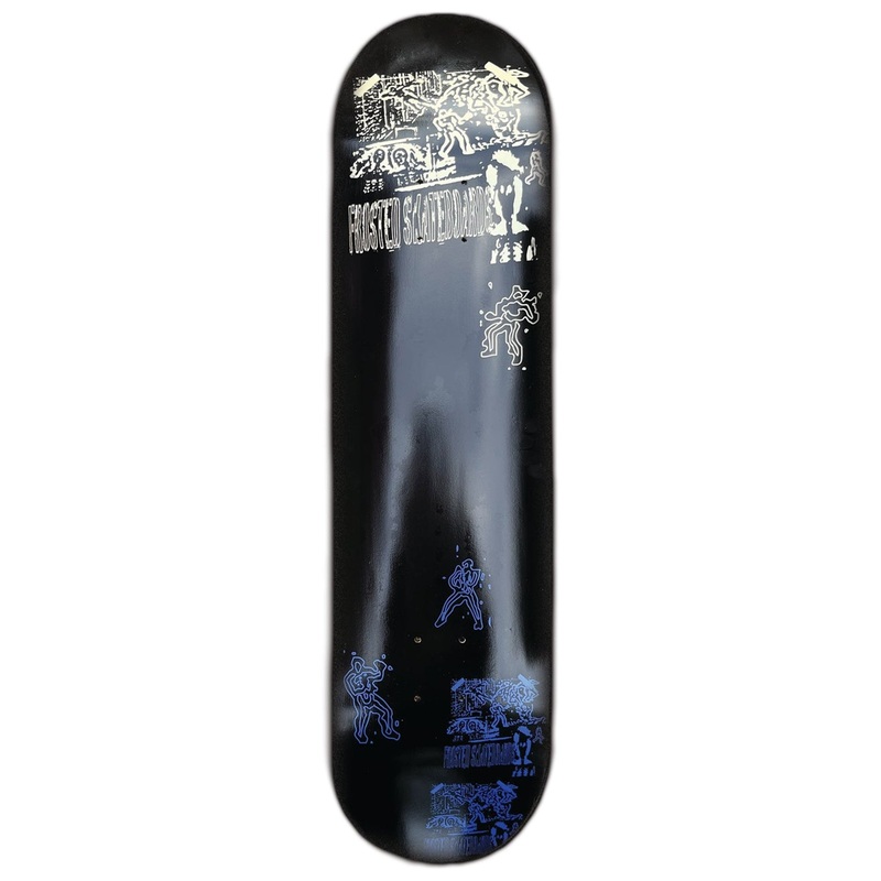 Electrik Shock 8″, 8.25″, 8.5″ Skateboard Deck 8 BLACK