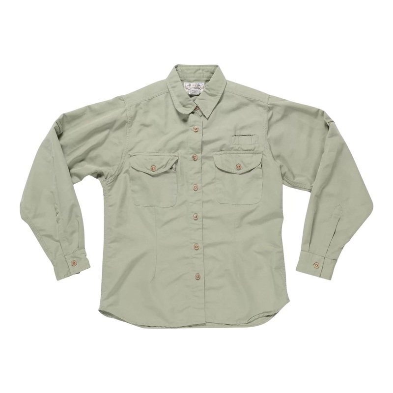 Flyshacker Button Up Shirt – Women’s S Green