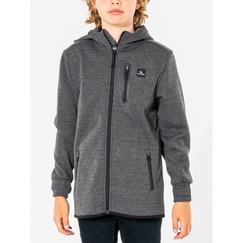 Anti-Series Departed Jacket (Boys 7-14) 08 CHARCOAL MARLE (3481)
