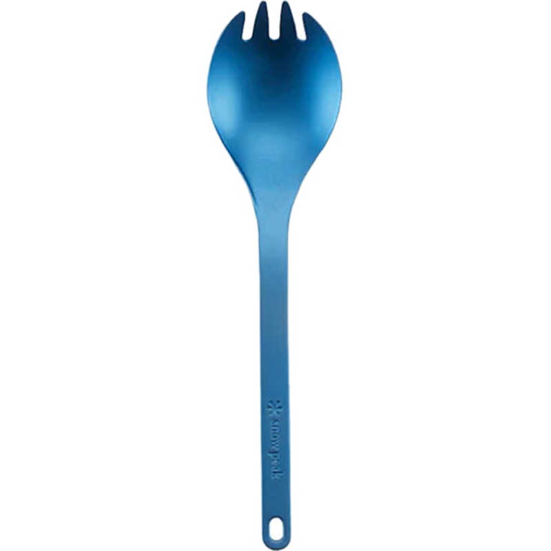 Titanium Spork Blue Anodized One Size