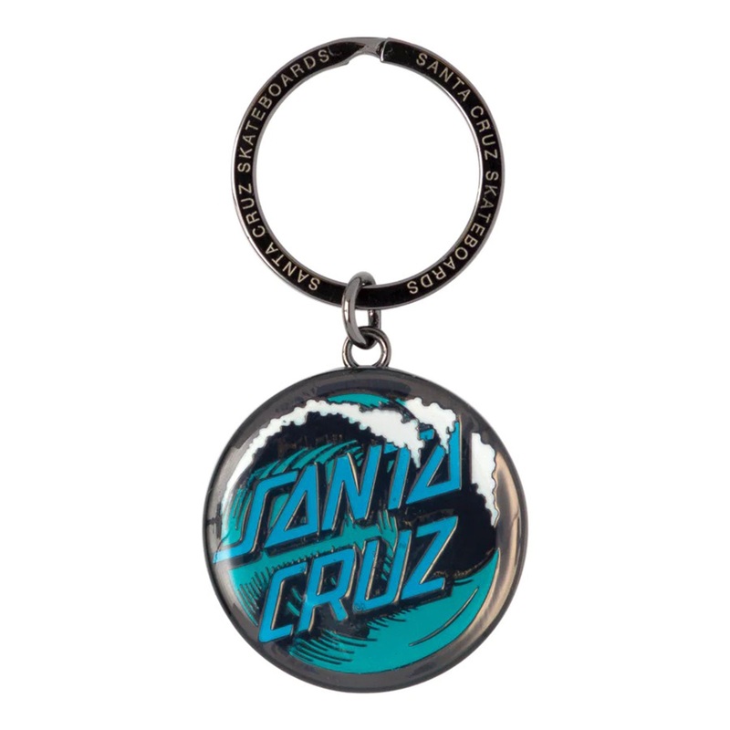 Wave Dot Key Chain O/S DARK GUNMETAL