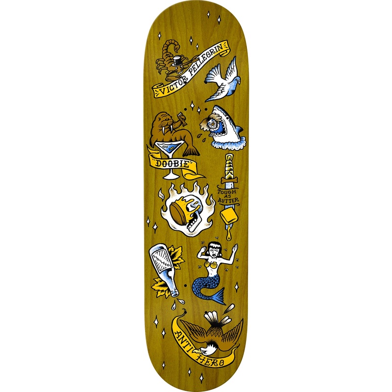 No Regerts Doobie 8.62 Skateboard Deck 8.62 BROWN