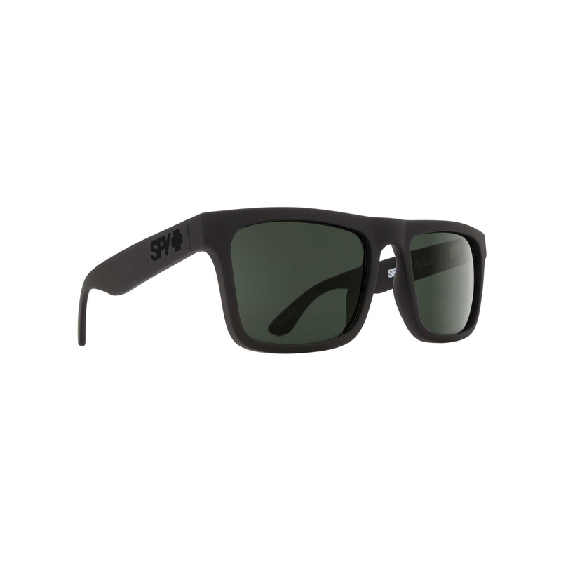 Atlas Polarized Sunglasses O/S SOFT BLK/HPY GRY GRN POL