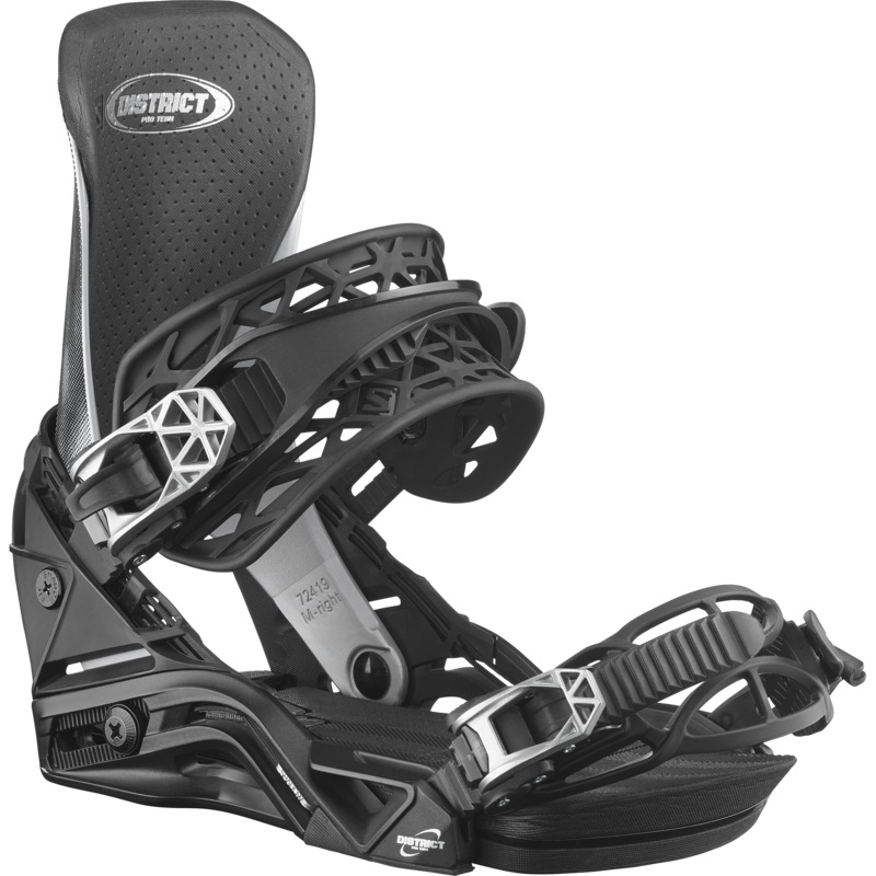DISTRICT PRO TEAM SNOWBOARD BINDING MEN’S Chrome S