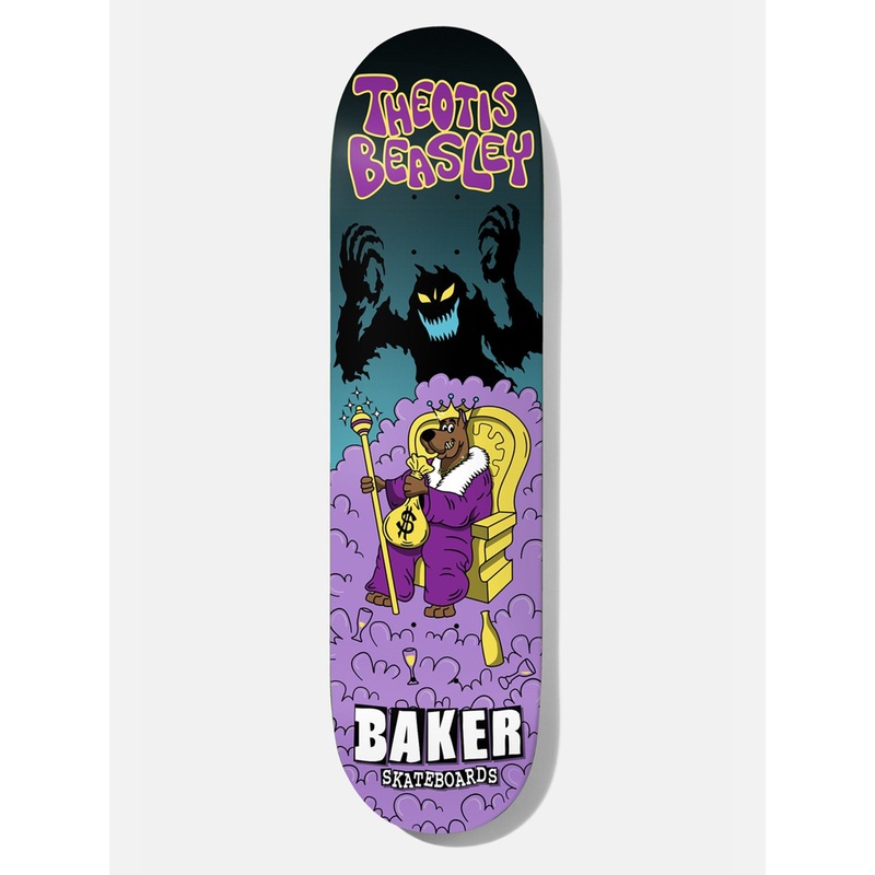 Theotis Beasley King Scooby 8.25 Skateboard Deck 8.25 PURPLE